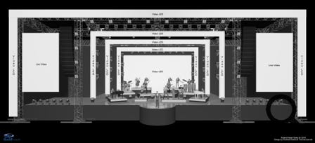Andreas Kisters Design Konzept - Lighting Design - Stage Design - 3D Visuals - Pre Programming